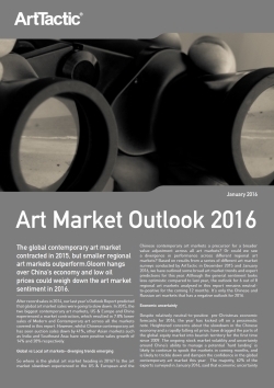 art market outlook 2016